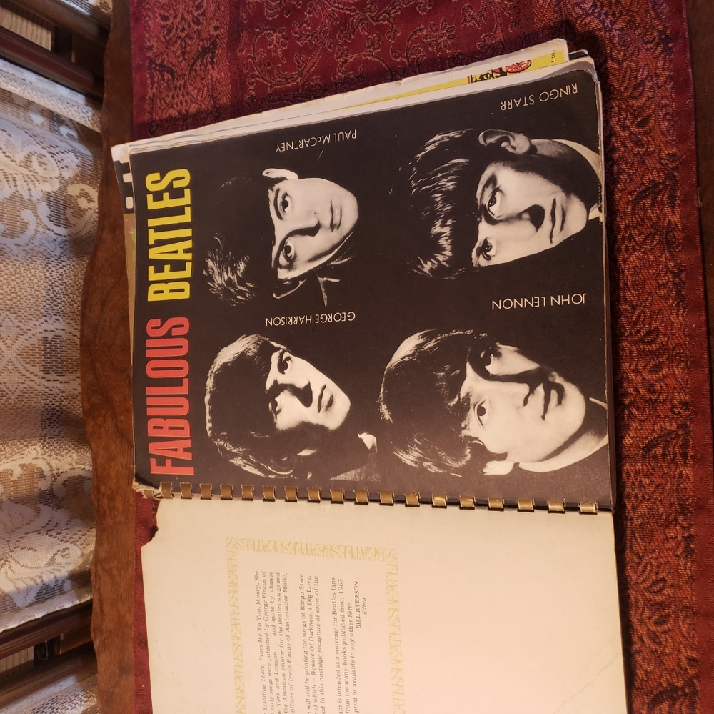 Vintage Beatles Music Book Featuring Sheet Music Photos of the Fab 4- BX16 - Picture 6 of 16